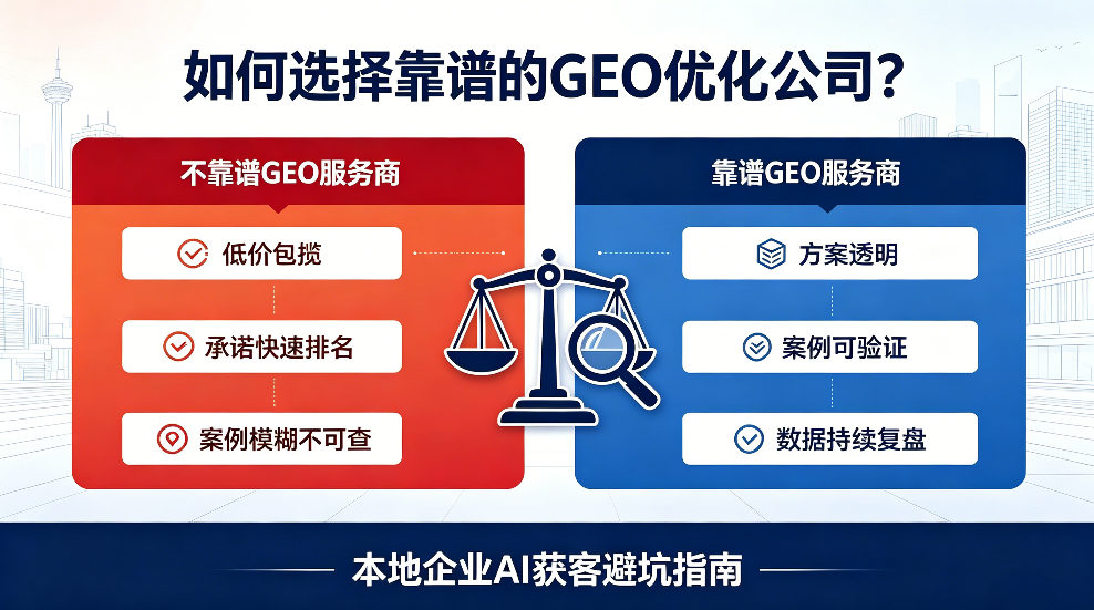 沅江如何选择靠谱的GEO优化公司？本地企业AI获客避坑指南